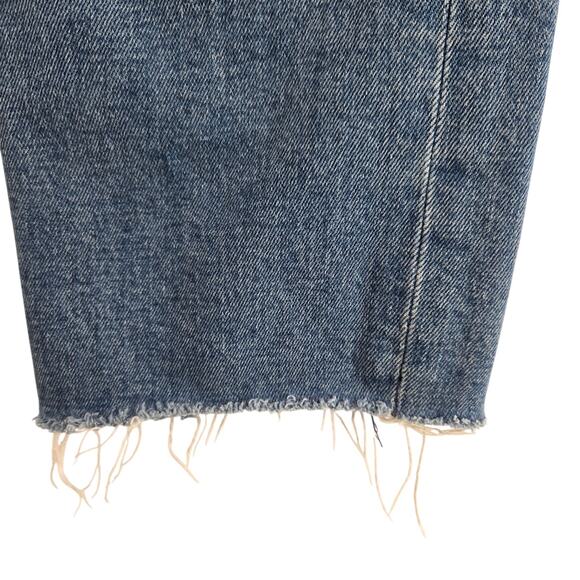 Mother Jeans Womens 26 The Tomcat Ankle Fray From Out Of Town High Rise Straight - Picture 3 of 13